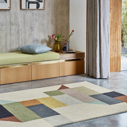 Modern Asiatic Hand-Tufted Wool Rug