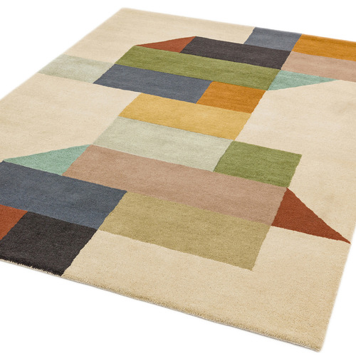 Modern Asiatic Hand-Tufted Wool Rug