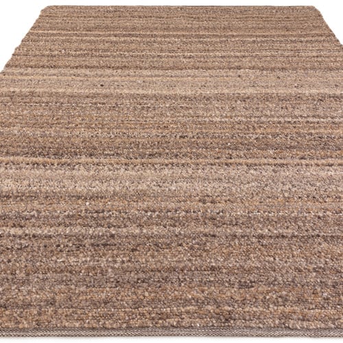 Brown Abbus Hand-Woven Boucle Rug