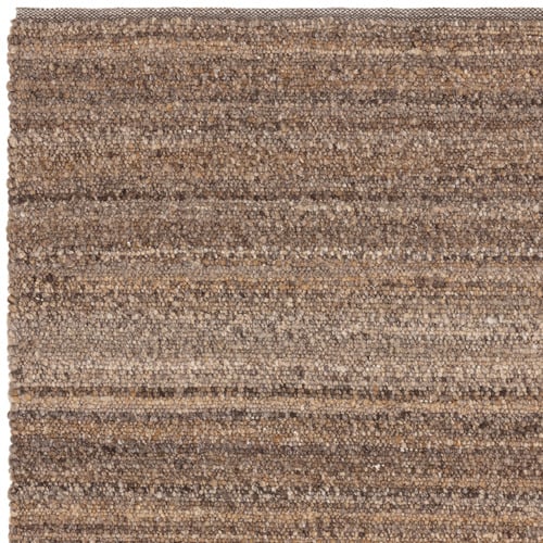 Brown Abbus Hand-Woven Boucle Rug