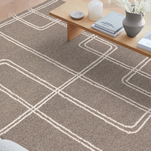 Grey Ada Hand-Tufted Wool Rug