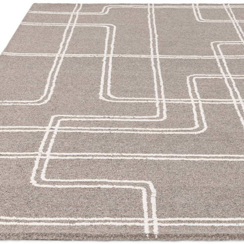 Grey Ada Hand-Tufted Wool Rug