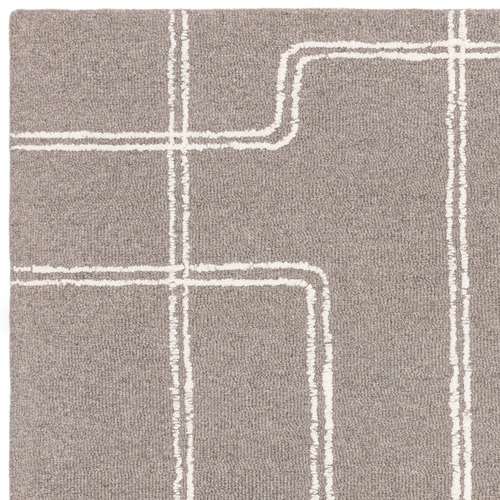 Grey Ada Hand-Tufted Wool Rug