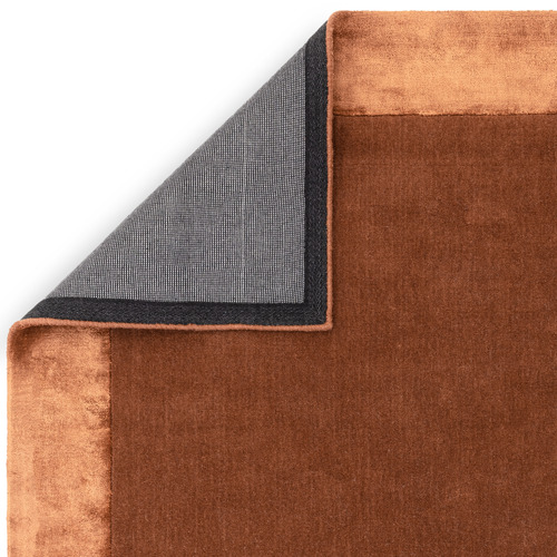 Rust Ascot Hand-Woven Wool & Viscose Rug
