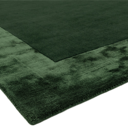 Green Ascot Hand-Woven Wool & Viscose Rug