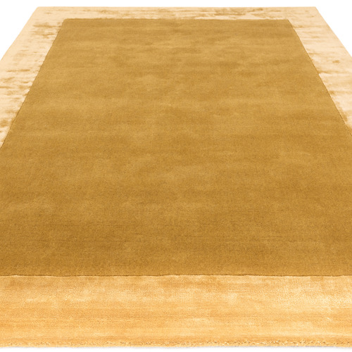 Gold Ascot Hand-Woven Wool & Viscose Rug
