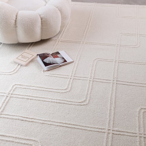 Ivory Ada Hand-Tufted Wool Rug