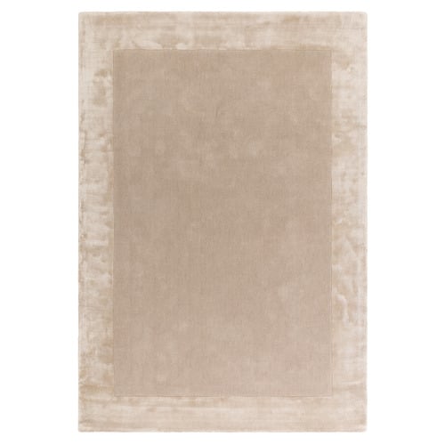 Putty Ascot Hand-Woven Wool & Viscose Rug