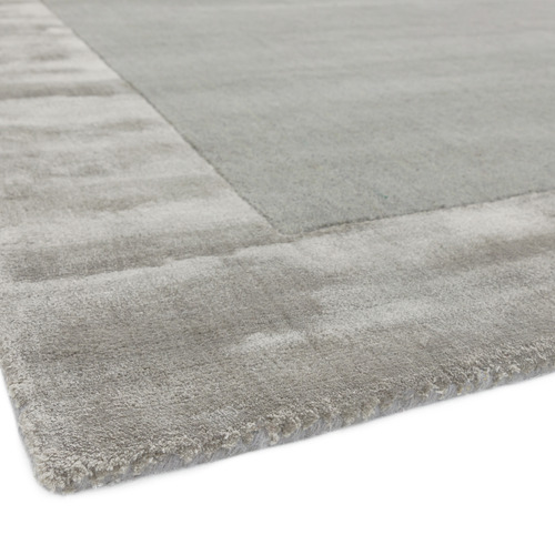 Silver Ascot Hand-Woven Wool & Viscose Rug