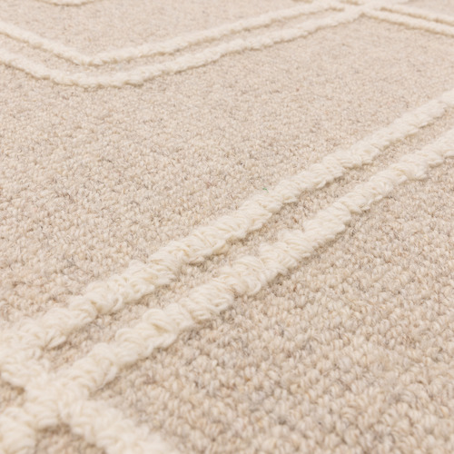 Sand Ada Hand-Tufted Wool Rug