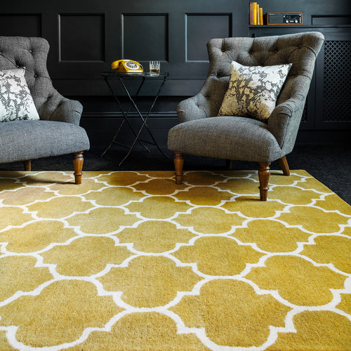 Ochre Albany Hand-Tufted Wool Rug
