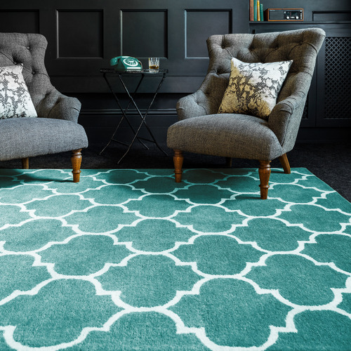 Duck Egg Albany Hand-Tufted Wool Rug