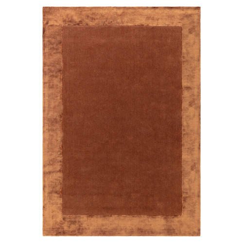 Rust Ascot Hand-Woven Wool & Viscose Rug