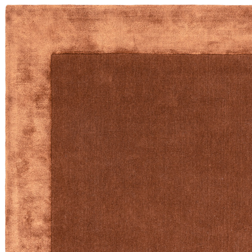 Rust Ascot Hand-Woven Wool & Viscose Rug