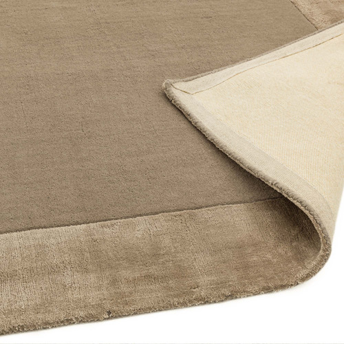 Taupe Ascot Hand-Woven Wool & Viscose Rug