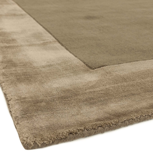 Taupe Ascot Hand-Woven Wool & Viscose Rug
