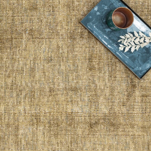 Ochre Aston Hand-Woven Viscose Rug