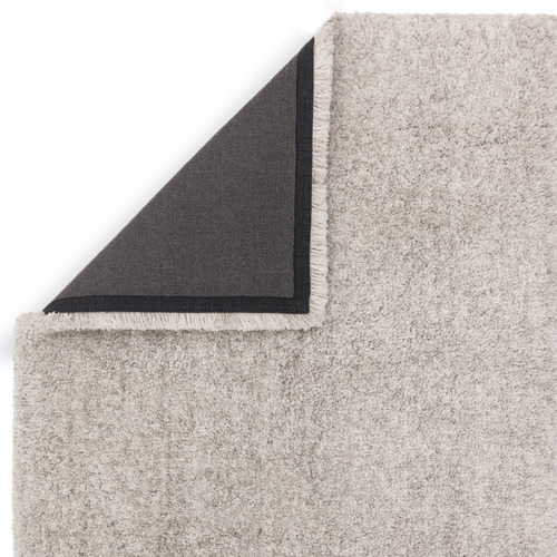 Silver Barnaby Hand-Woven Microfibre Rug
