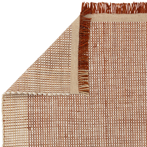 Rust Avalon Hand-Woven Wool Rug