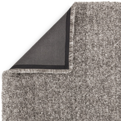 Grey Barnaby Hand-Woven Microfibre Rug