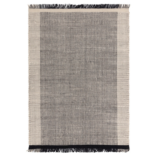 Monochrome Avalon Hand-Woven Wool Rug