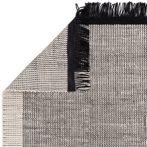 Monochrome Avalon Hand-Woven Wool Rug