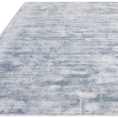 Blue Blade Hand-Woven Viscose Rug