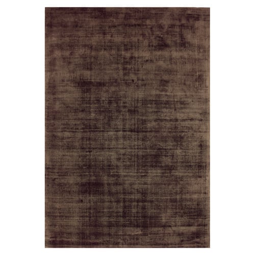 Chocolate Blade Hand-Woven Viscose Rug
