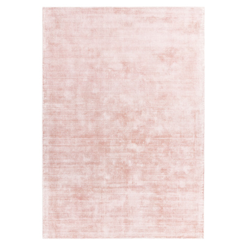 Pink Blade Hand-Woven Viscose Rug