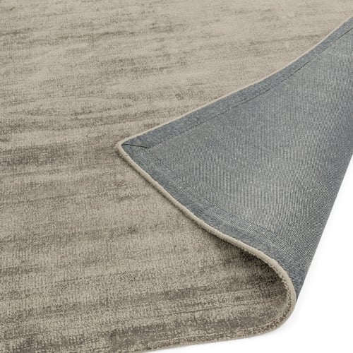 Mocha Blade Hand-Woven Viscose Rug