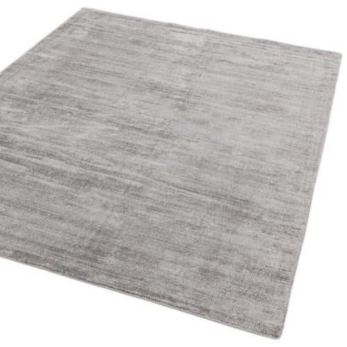 Silver Blade Hand-Woven Viscose Rug