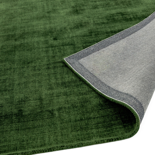 Green Blade Hand-Woven Viscose Rug