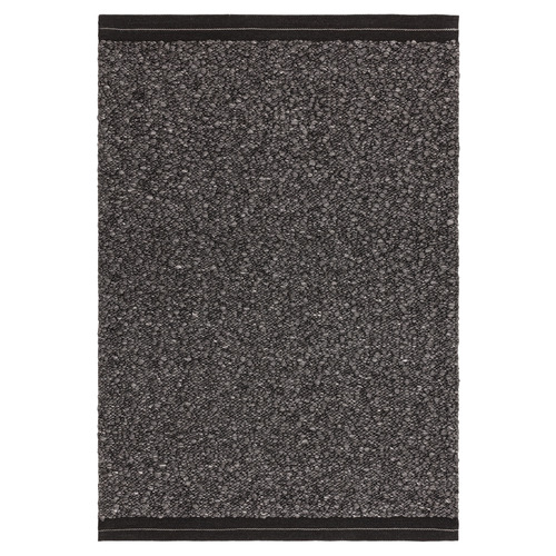 Charcoal Elm Hand-Woven Wool & Viscose Rug