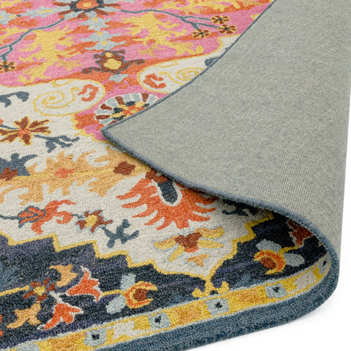 Multi Bronte Medallion Hand-Tufted Wool Rug