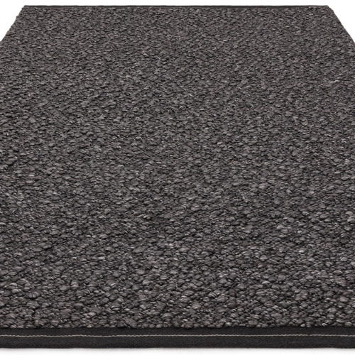 Charcoal Elm Hand-Woven Wool & Viscose Rug