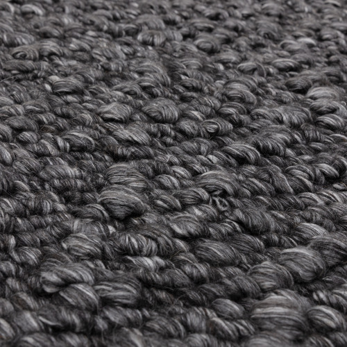 Charcoal Elm Hand-Woven Wool & Viscose Rug