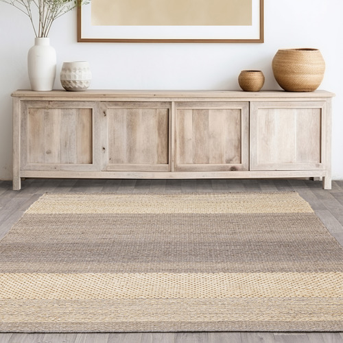 Grey Cedar Hand-Woven Jute Rug