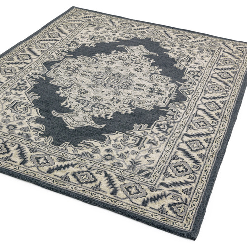 Shadow Bronte Medallion Hand-Tufted Wool Rug