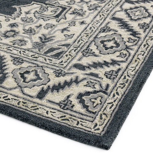 Shadow Bronte Medallion Hand-Tufted Wool Rug