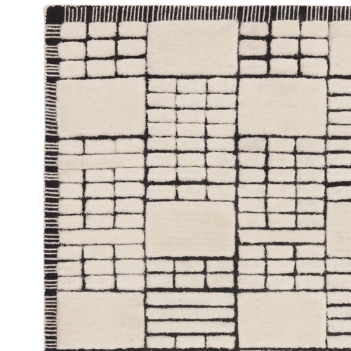 Black Empire Hand-Tufted Wool Rug