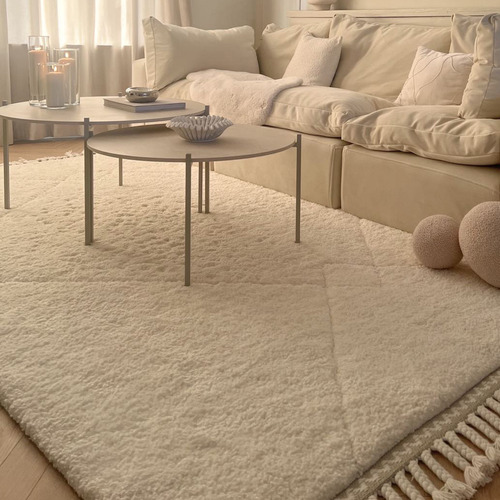 Fes Diamond Microfibre Rug