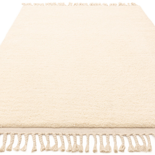 Cream Fes Microfibre Rug