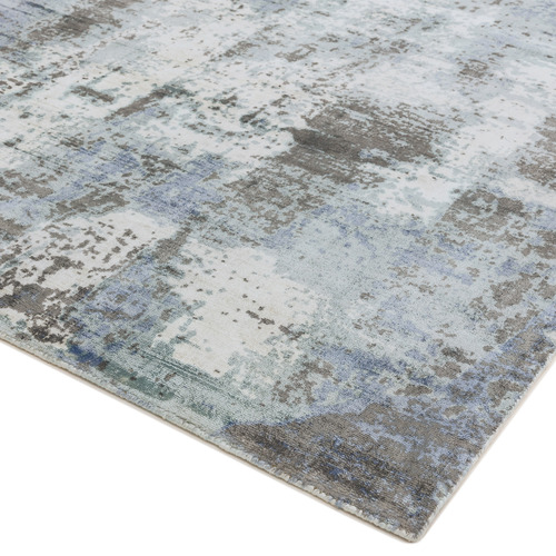 Navy Gatsby Hand-Woven Viscose Rug