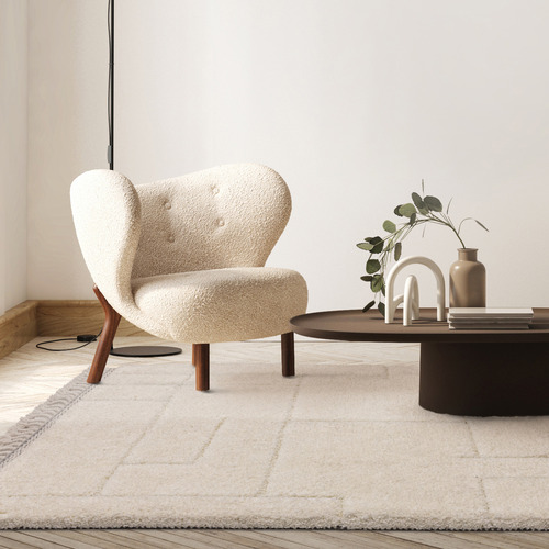 Fes Abstract Microfibre Rug