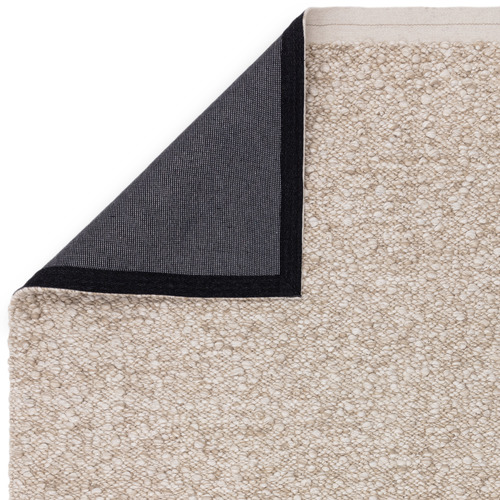 Taupe Elm Hand-Woven Wool & Viscose Rug