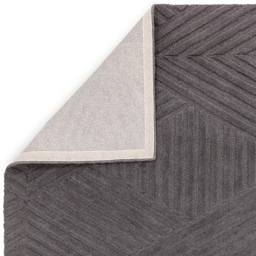Charcoal Hague Chevron Hand-Tufted Wool Rug