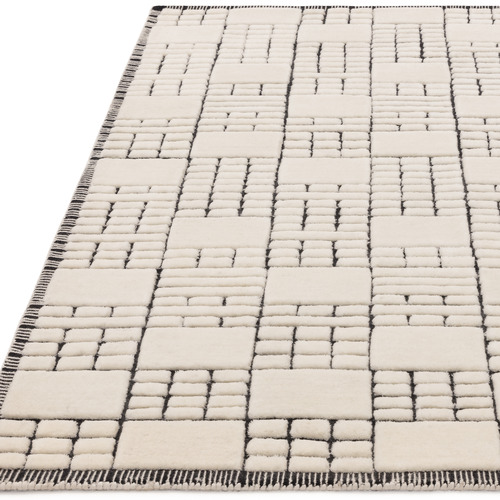 Black Empire Hand-Tufted Wool Rug