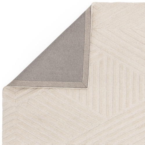 Ivory Hague Chevron Hand-Tufted Wool Rug