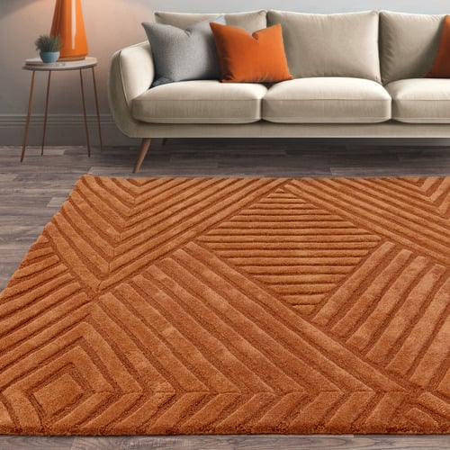 Desert Hague Chevron Hand-Tufted Wool Rug