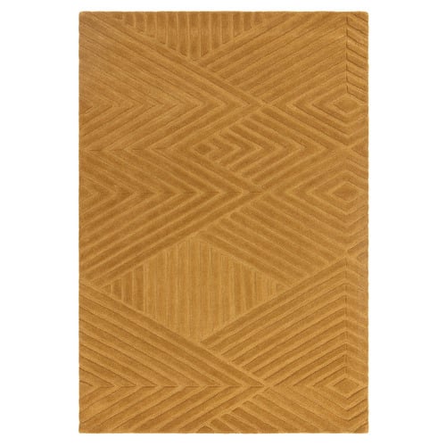 Ochre Hague Chevron Hand-Tufted Wool Rug